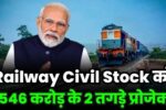 Railway Civil Stock Got 546Cr 2 Order